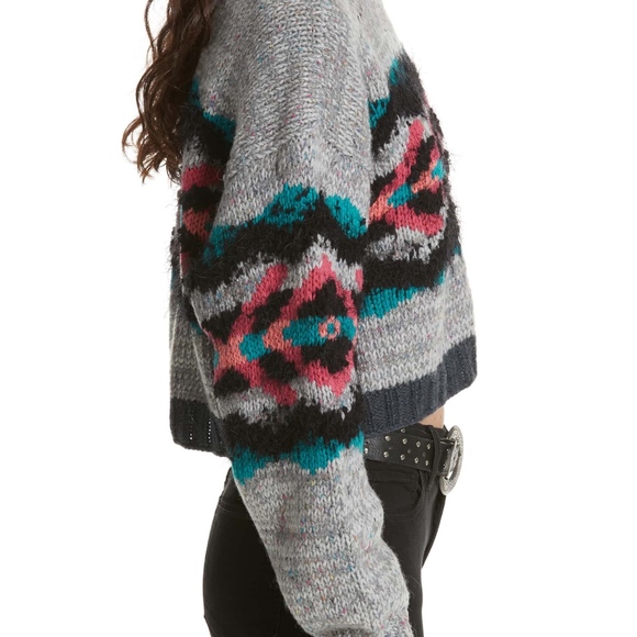 NWOT Free People I Heart You Sweater L - Picture 3 of 7